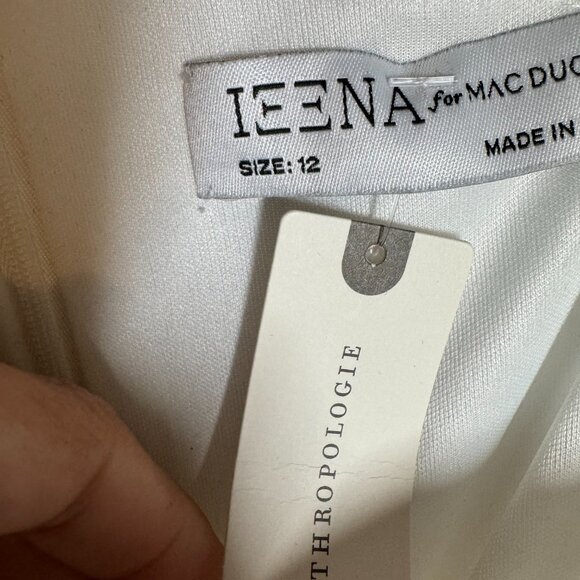 MAC DUGGAL ieena Tatum One Shoulder Bow Front Slit ieena Gown 12 NEW WITH TAG - Picture 7 of 14